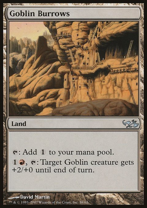 Goblin Burrows, Duel Decks: Elves vs. Goblins #58, Magic: The Gathering card