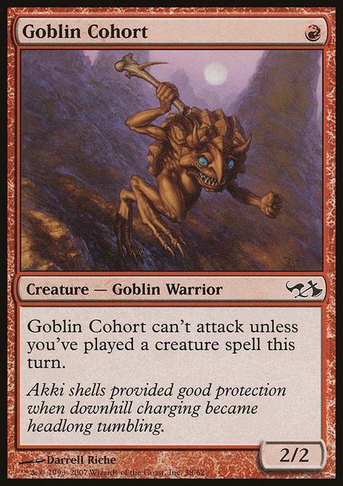 Goblin Cohort, Duel Decks: Elves vs. Goblins #38, Magic: The Gathering card
