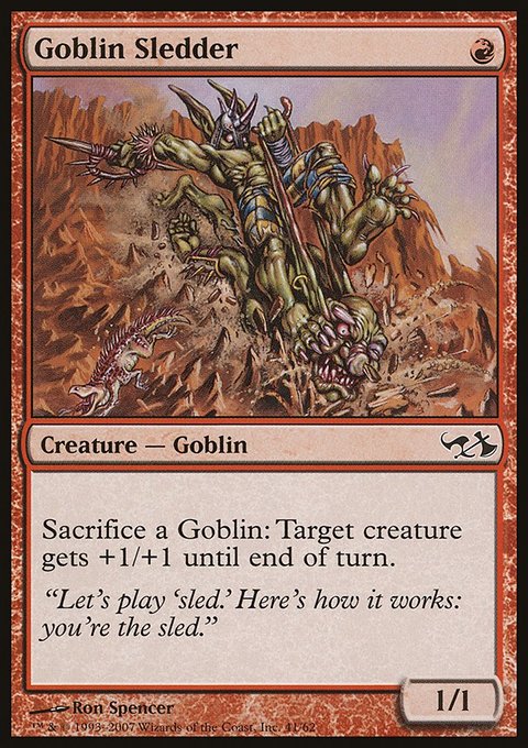 Goblin Sledder, Duel Decks: Elves vs. Goblins #41, Magic: The Gathering card