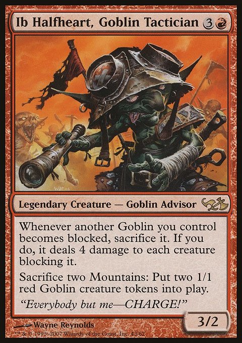 Ib Halfheart, Goblin Tactician, Duel Decks: Elves vs. Goblins #43, Magic: The Gathering card