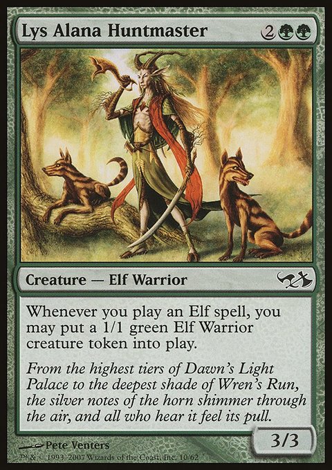 Lys Alana Huntmaster, Duel Decks: Elves vs. Goblins #10, Magic: The Gathering card
