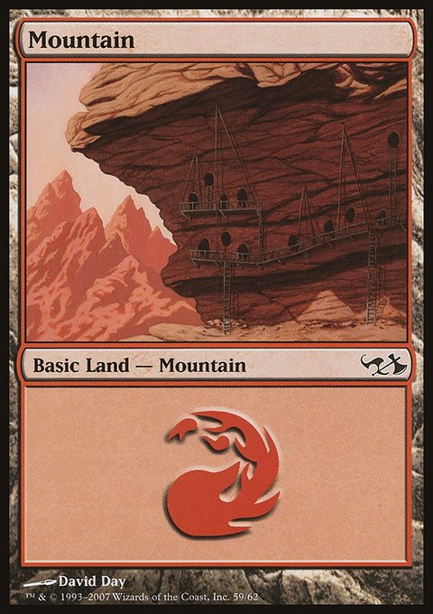 Mountain, Duel Decks: Elves vs. Goblins #59, Magic: The Gathering card