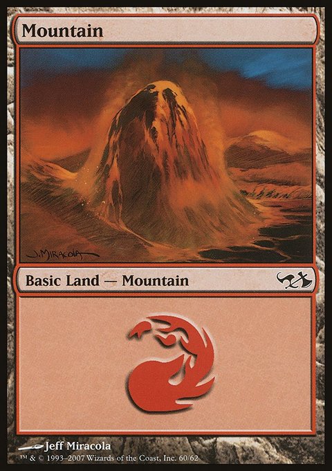 Mountain, Duel Decks: Elves vs. Goblins #60, Magic: The Gathering card