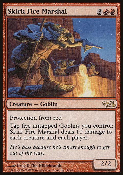Skirk Fire Marshal, Duel Decks: Elves vs. Goblins #50, Magic: The Gathering card
