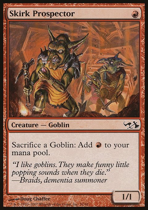 Skirk Prospector, Duel Decks: Elves vs. Goblins #51, Magic: The Gathering card