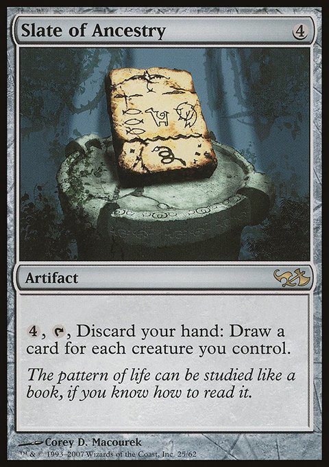 Slate of Ancestry, Duel Decks: Elves vs. Goblins #25, Magic: The Gathering card