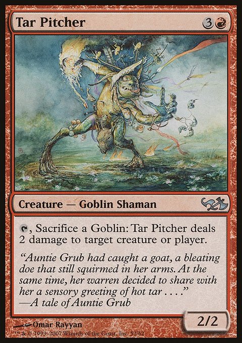 Tar Pitcher, Duel Decks: Elves vs. Goblins #53, Magic: The Gathering card
