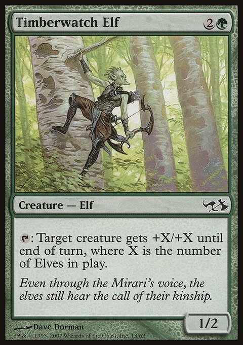 Timberwatch Elf, Duel Decks: Elves vs. Goblins #13, Magic: The Gathering card