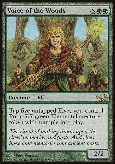 Voice of the Woods, Duel Decks: Elves vs. Goblins #14, Magic: The Gathering card