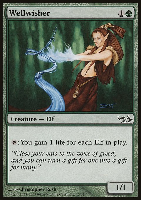Wellwisher, Duel Decks: Elves vs. Goblins #15, Magic: The Gathering card