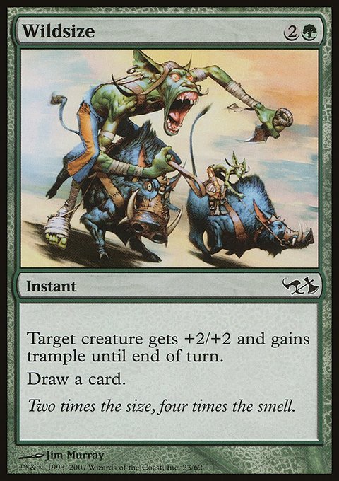 Wildsize, Duel Decks: Elves vs. Goblins #23, Magic: The Gathering card