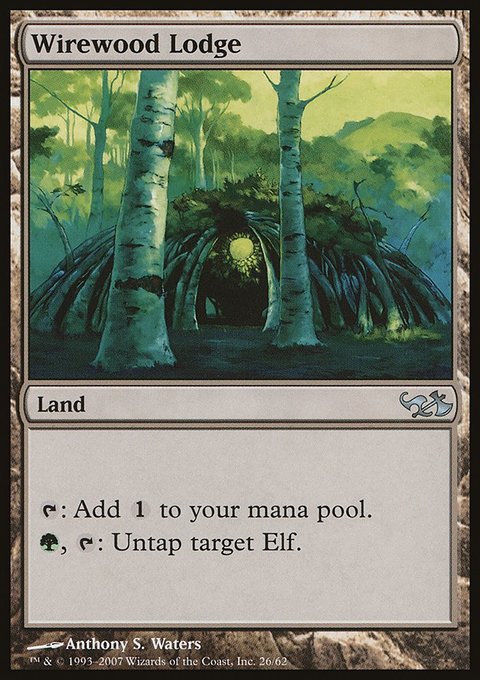 Wirewood Lodge, Duel Decks: Elves vs. Goblins #26, Magic: The Gathering card