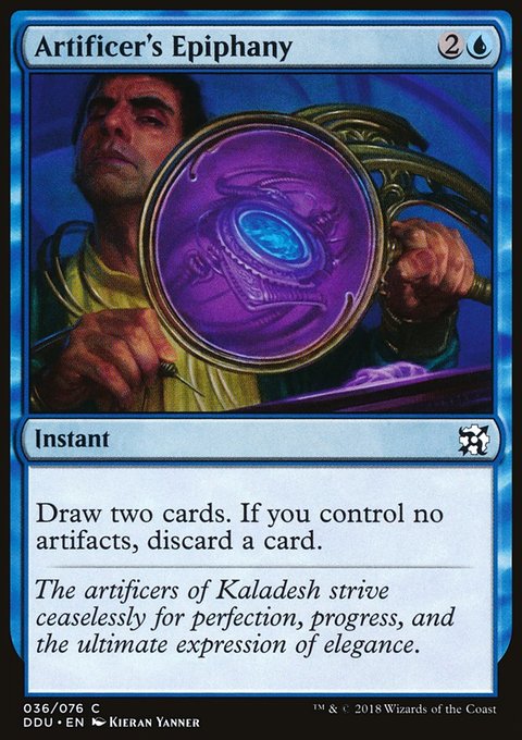 Artificer's Epiphany, Duel Decks: Elves vs. Inventors #36, Magic: The Gathering card