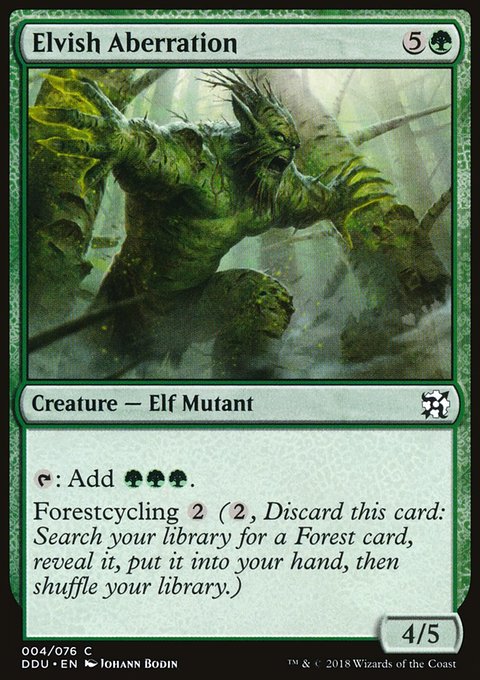 Elvish Aberration, Duel Decks: Elves vs. Inventors #4, Magic: The Gathering card