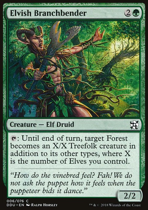 Elvish Branchbender, Duel Decks: Elves vs. Inventors #6, Magic: The Gathering card