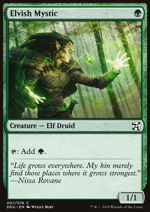 Elvish Mystic, Duel Decks: Elves vs. Inventors #7, Magic: The Gathering card