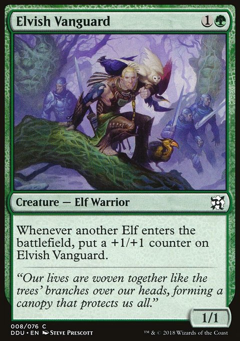 Elvish Vanguard, Duel Decks: Elves vs. Inventors #8, Magic: The Gathering card