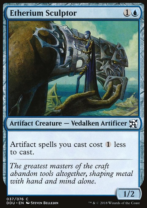 Etherium Sculptor, Duel Decks: Elves vs. Inventors #37, Magic: The Gathering card