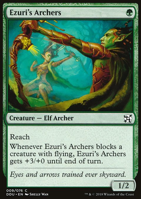 Ezuri's Archers, Duel Decks: Elves vs. Inventors #9, Magic: The Gathering card