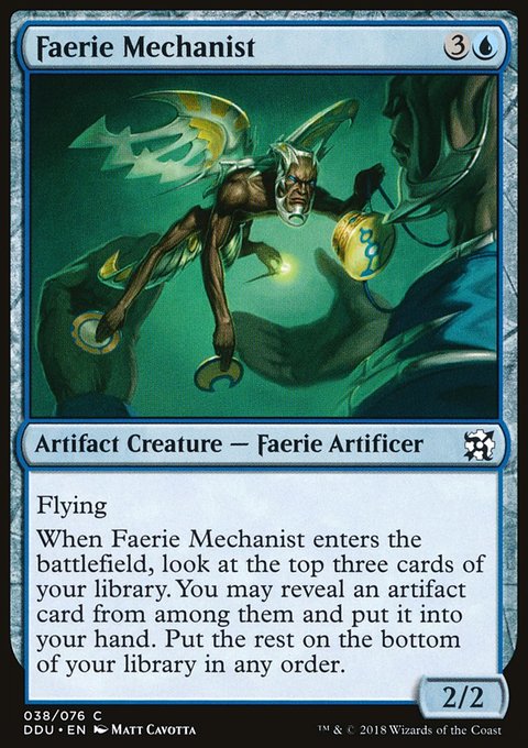Faerie Mechanist, Duel Decks: Elves vs. Inventors #38, Magic: The Gathering card