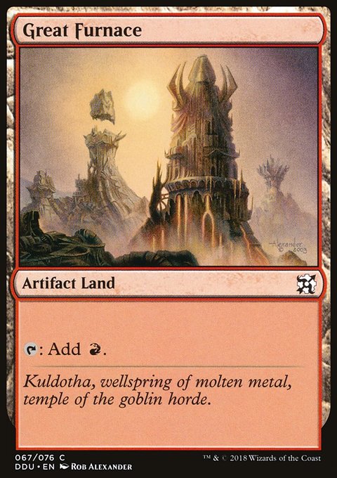 Great Furnace, Duel Decks: Elves vs. Inventors #67, Magic: The Gathering card
