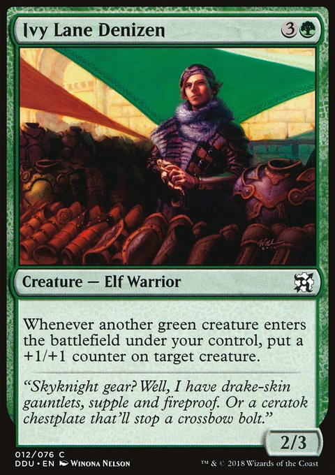 Ivy Lane Denizen, Duel Decks: Elves vs. Inventors #12, Magic: The Gathering card