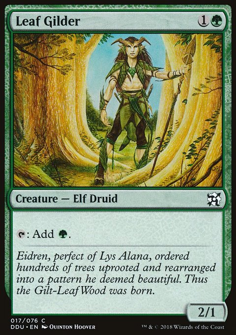 Leaf Gilder, Duel Decks: Elves vs. Inventors #17, Magic: The Gathering card