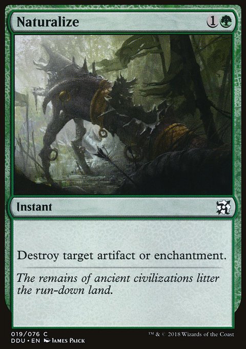 Naturalize, Duel Decks: Elves vs. Inventors #19, Magic: The Gathering card