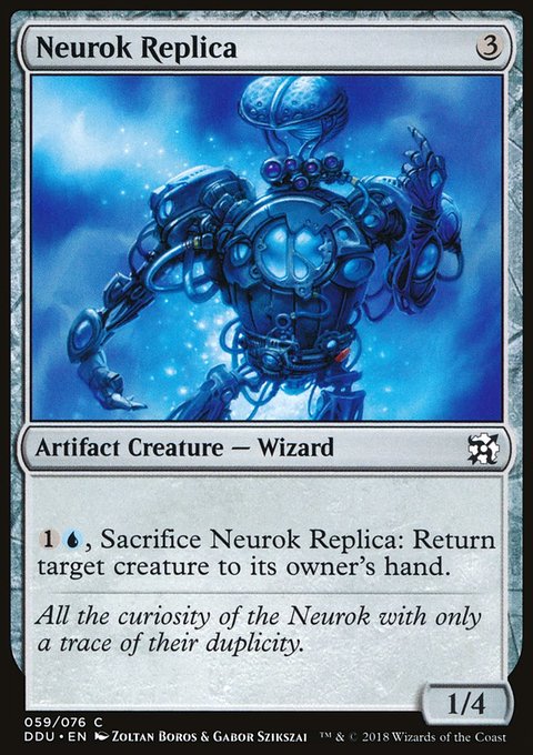 Neurok Replica, Duel Decks: Elves vs. Inventors #59, Magic: The Gathering card