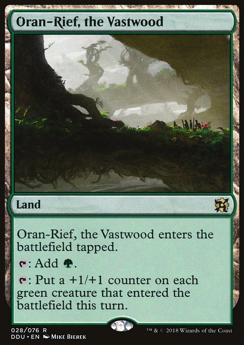 Oran-Rief, the Vastwood, Duel Decks: Elves vs. Inventors #28, Magic: The Gathering card