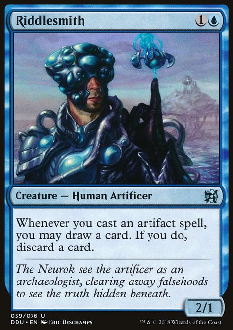 Riddlesmith, Duel Decks: Elves vs. Inventors #39, Magic: The Gathering card