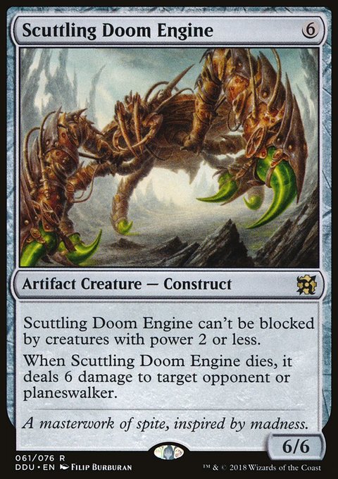 Scuttling Doom Engine, Duel Decks: Elves vs. Inventors #61, Magic: The Gathering card