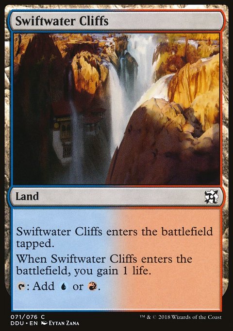 Swiftwater Cliffs, Duel Decks: Elves vs. Inventors #71, Magic: The Gathering card