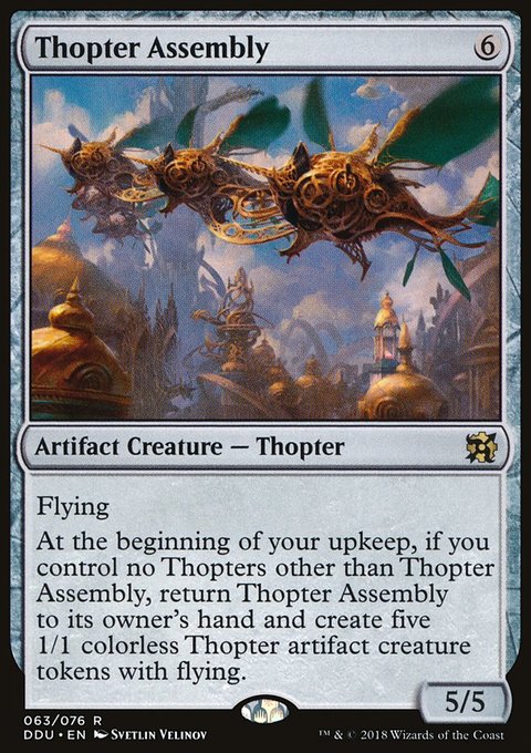 Thopter Assembly, Duel Decks: Elves vs. Inventors #63, Magic: The Gathering card