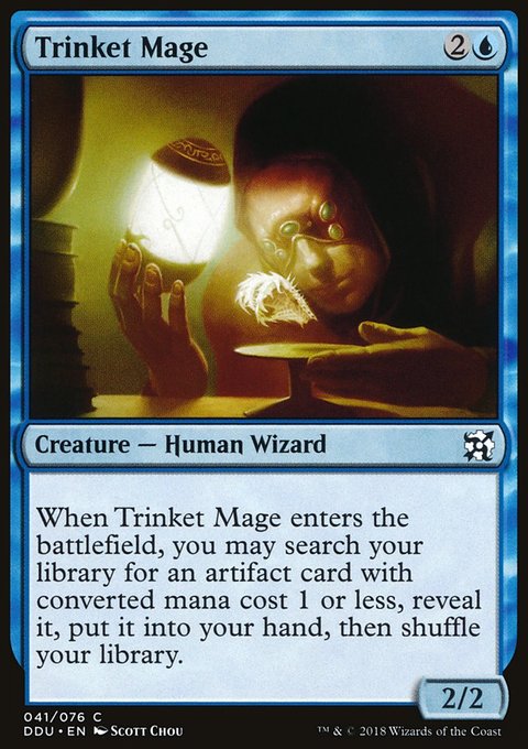Trinket Mage, Duel Decks: Elves vs. Inventors #41, Magic: The Gathering card