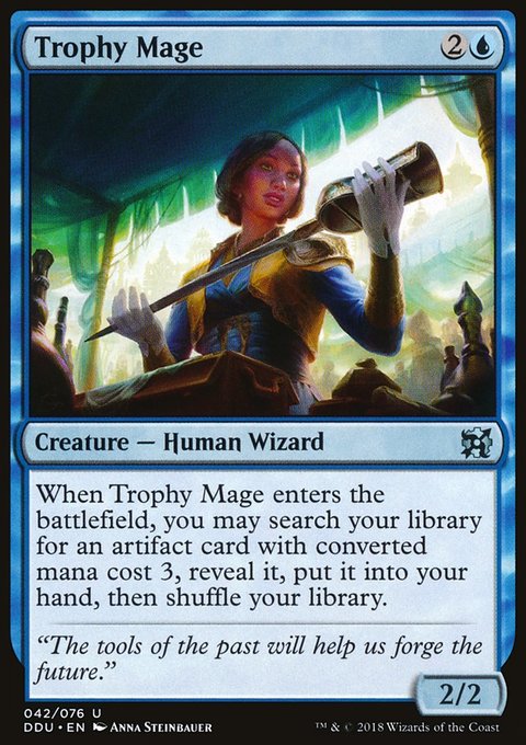 Trophy Mage, Duel Decks: Elves vs. Inventors #42, Magic: The Gathering card