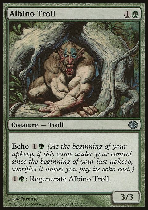 Albino Troll, Duel Decks: Garruk vs. Liliana #3, Magic: The Gathering card
