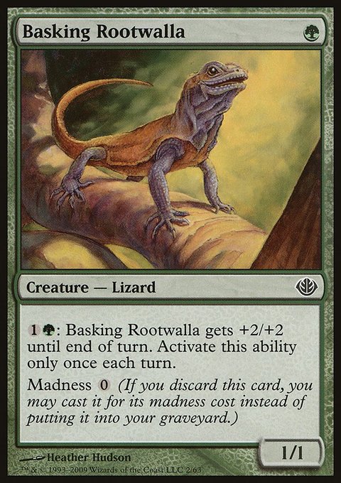 Basking Rootwalla, Duel Decks: Garruk vs. Liliana #2, Magic: The Gathering card