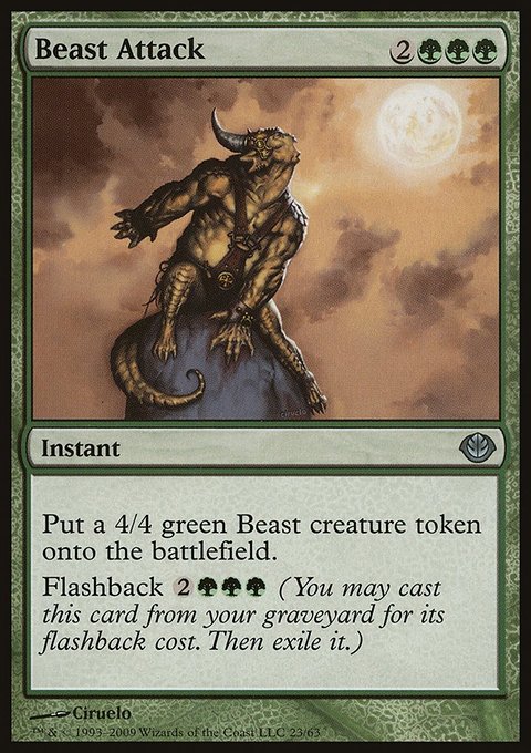 Beast Attack, Duel Decks: Garruk vs. Liliana #23, Magic: The Gathering card