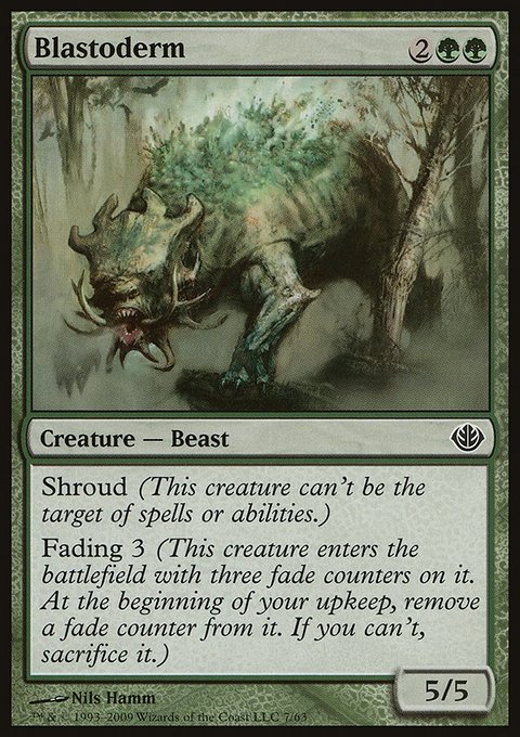 Blastoderm, Duel Decks: Garruk vs. Liliana #7, Magic: The Gathering card