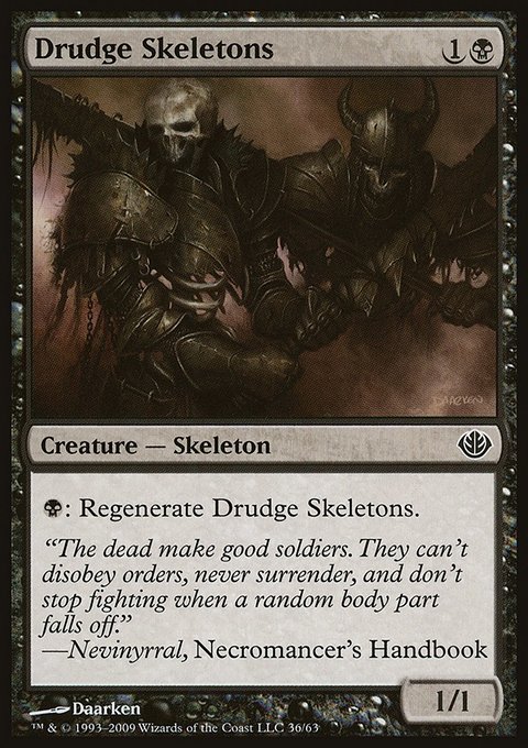 Drudge Skeletons, Duel Decks: Garruk vs. Liliana #36, Magic: The Gathering card