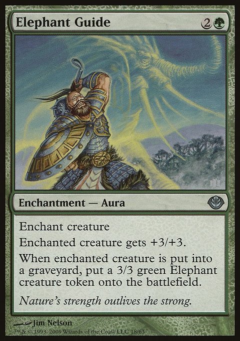 Elephant Guide, Duel Decks: Garruk vs. Liliana #18, Magic: The Gathering card
