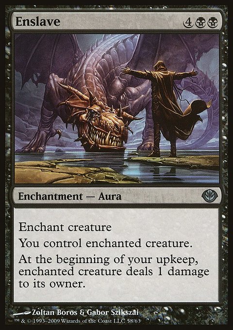 Enslave, Duel Decks: Garruk vs. Liliana #58, Magic: The Gathering card
