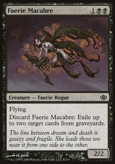 Faerie Macabre, Duel Decks: Garruk vs. Liliana #42, Magic: The Gathering card