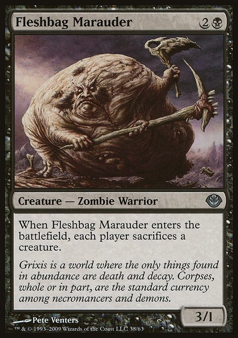 Fleshbag Marauder, Duel Decks: Garruk vs. Liliana #38, Magic: The Gathering card