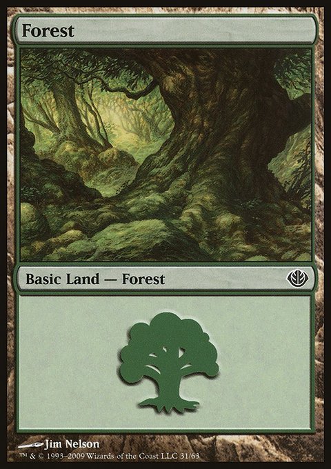 Forest, Duel Decks: Garruk vs. Liliana #31, Magic: The Gathering card