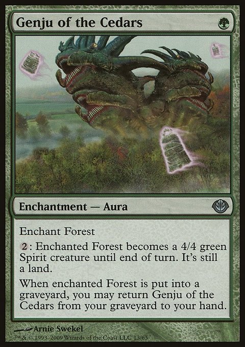 Genju of the Cedars, Duel Decks: Garruk vs. Liliana #13, Magic: The Gathering card