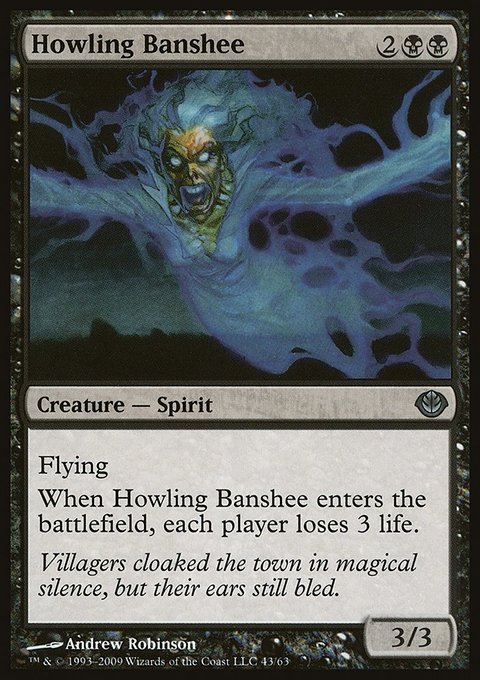 Howling Banshee, Duel Decks: Garruk vs. Liliana #43, Magic: The Gathering card