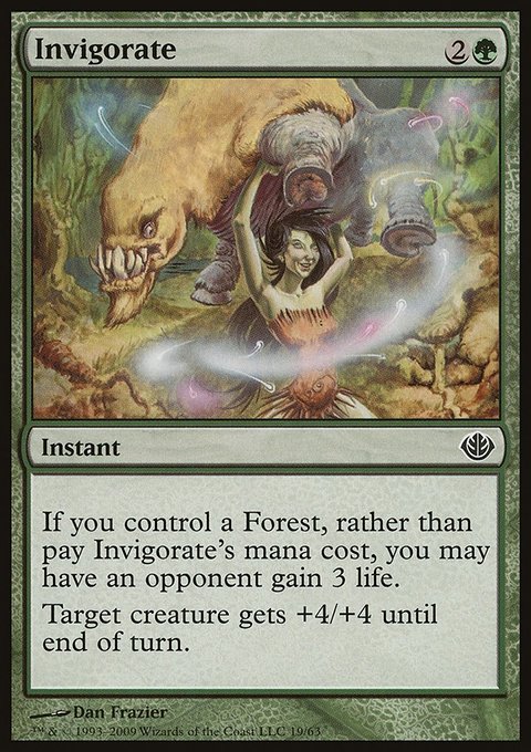 Invigorate, Duel Decks: Garruk vs. Liliana #19, Magic: The Gathering card