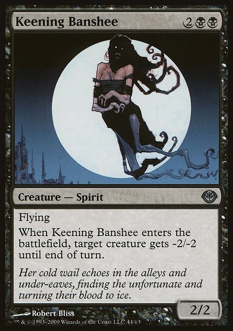 Keening Banshee, Duel Decks: Garruk vs. Liliana #44, Magic: The Gathering card